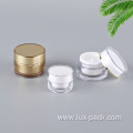 30 ml pp cream jar golden plastic jar